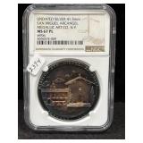 UNDATED SILVER 41.5MM "SAN MIGUEL ARCANGEL"