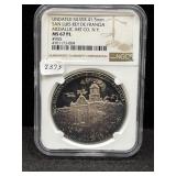 UNDATED SILVER 41.5MM "SAN LUIS REY DE FRANCIA"