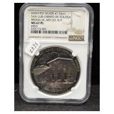 UNDATED SILVER 41.5MM "SAN LUIS OBISPO DE TOLOSA"