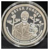 SILVER SHIELD "2021 PENTAGON CCTV V2" 1 OZ SILVER