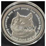 SILVER SHIELD "2021 DOGECOIN" 1 OZ SILVER PROOF