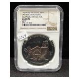 UNDATED SILVER 41.5MM "SAN BUENAVENTURA" -