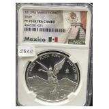 2017Mo MEXICO 1 OZ SILVER LIBERTAD - NGC:
