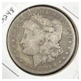 1881-S MORGAN SILVER DOLLAR