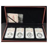 OFFICIAL MINT MEDAL SET - CHINA - 4 COIN SET -