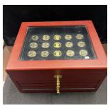 COLLECTION OF 100 PRESIDENTIAL DOLLARS IN ORDER