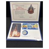 OFFICIAL FIRST DAY OF ISSUE SPACE SHUTTLE