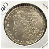 1890-S MORGAN SILVER DOLLAR