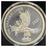 SILVER SHIELD "2021 THE CRAZIEST ONES" 1 OZ PROOF