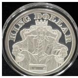SILVER SHIELD "2024 KING DOLLAR" 1 OZ SILVER PROOF