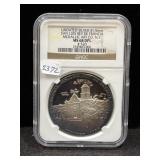 UNDATED SILVER 41.5MM "SAN LUIS REY DE FRANCIA"