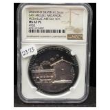 UNDATED SILVER 41.5MM "SAN MIGUEL ARCANGEL"