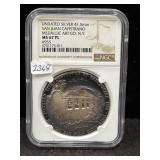 UNDATED SILVER 41.5MM "SAN JUAN CAPISTRANO"