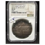 UNDATED SILVER 41.5MM "SAN GABRIEL ARCANGEL"