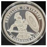 SILVER SHIELD "HONOR GUARD" 1 OZ SILVER ROUND -