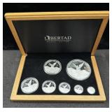 2020Mo MEXICO SILVER LIBERTAD 7 COIN SET -