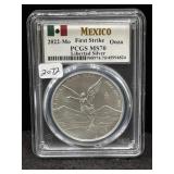 2022Mo MEXICO 1 OZ SILVER LIBERTAD COIN - FIRST