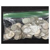(95) SILVER CANADIAN QUARTERS - 80% SILVER