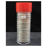 ROLL OF (18) LIBERTY USA 1 OZ SILVER ROUNDS