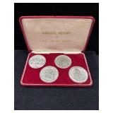 MEDALLIC HISTORY OF THE LIFE OF CHRIST - 4 MEDAL