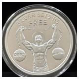 SILVER SHIELD "2023 SILVER SETS US FREE" 1 OZ