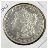 1891 MORGAN SILVER DOLLAR