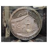 MISSION SAN FAFAEL - 39.3 GRAMS .999 FINE SILVER