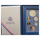 1987 U.S. MINT PRESTIGE SET W/BOX AND COA