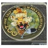 2019 GERMANIA MINT OAK LEAF ZOO 'LEOPARD' 1 OZ
