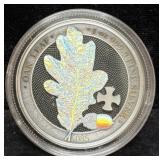 GERMANIA MINT 'OAK LEAF W/MOTHER OF PEARL CROSS'