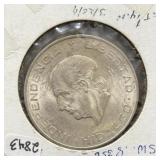 1956 MEXICO 10 PESO COIN - 90% SILVER - 28.8 GRAMS