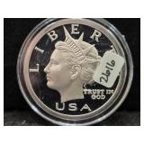 2003 LIBERTY SILVER ROUND 1 OZ .999 FINE SILVER