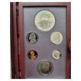 1984 OLYMPIC PRESTIGE SET W/BOX AND COA