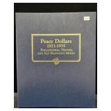 PEACE SILVER DOLLAR BOOK - COMPLETE PLUS 3