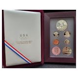 1992 U.S. MINT PRESTIGE SET W/BOX AND COA
