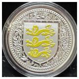 2018 GIBRALTAR - ROYAL ARMS OF ENGLAND - BLACK