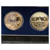 WORLD WAR II 50TH ANNIVERSARY SILVER PROOF SET