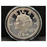 2004 LIBERTY 2 OZ .999 FINE SILVER ROUND - #354