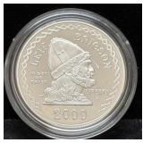 2000 LEIF ERICSON MILLENNIUM COMM. PROOF SILVER