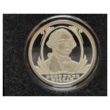 SILVER SHIELD '2024 DEBT FREE DOLLAR' PROOF 1 OZ