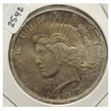1923 PEACE SILVER DOLLAR