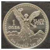 2023 SILVER LIBERTAD 1 OZ BU COIN - MINTAGE: