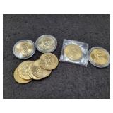 (10) ASSORTED PRESIDENTIAL $1 COINS