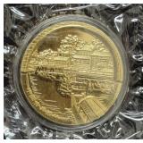 THE LINGERING GARDEN BRASS MEDAL - WITH BOX