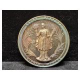 'SAINT BARBARA' 39.3 GRAM .999 FINE SILVER ROUND -