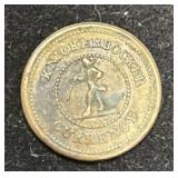 1863 U.S. CIVIL WAR TOKEN - 'KNICKERBOCKER