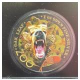 2019 GERMANIA MINT OAK LEAF ZOO 'BEAR' 1 OZ