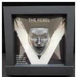 2022 'THE REBEL' GUY FAWKES MASK - 2 OZ SILVER