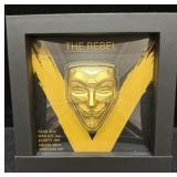 2022 'THE REBEL' GUY FAWKES MASK - 2 OZ SILVER