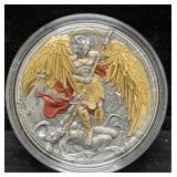 2024 'ST. MICHAEL' - 2 OZ .999 FINE SILVER ROUND -